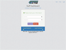 Tablet Screenshot of intranet4.ktmb.com.my
